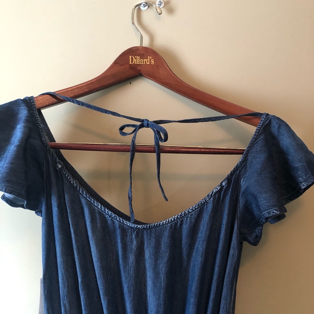 Jean jumper with pockets! New - Picture 3 of 5